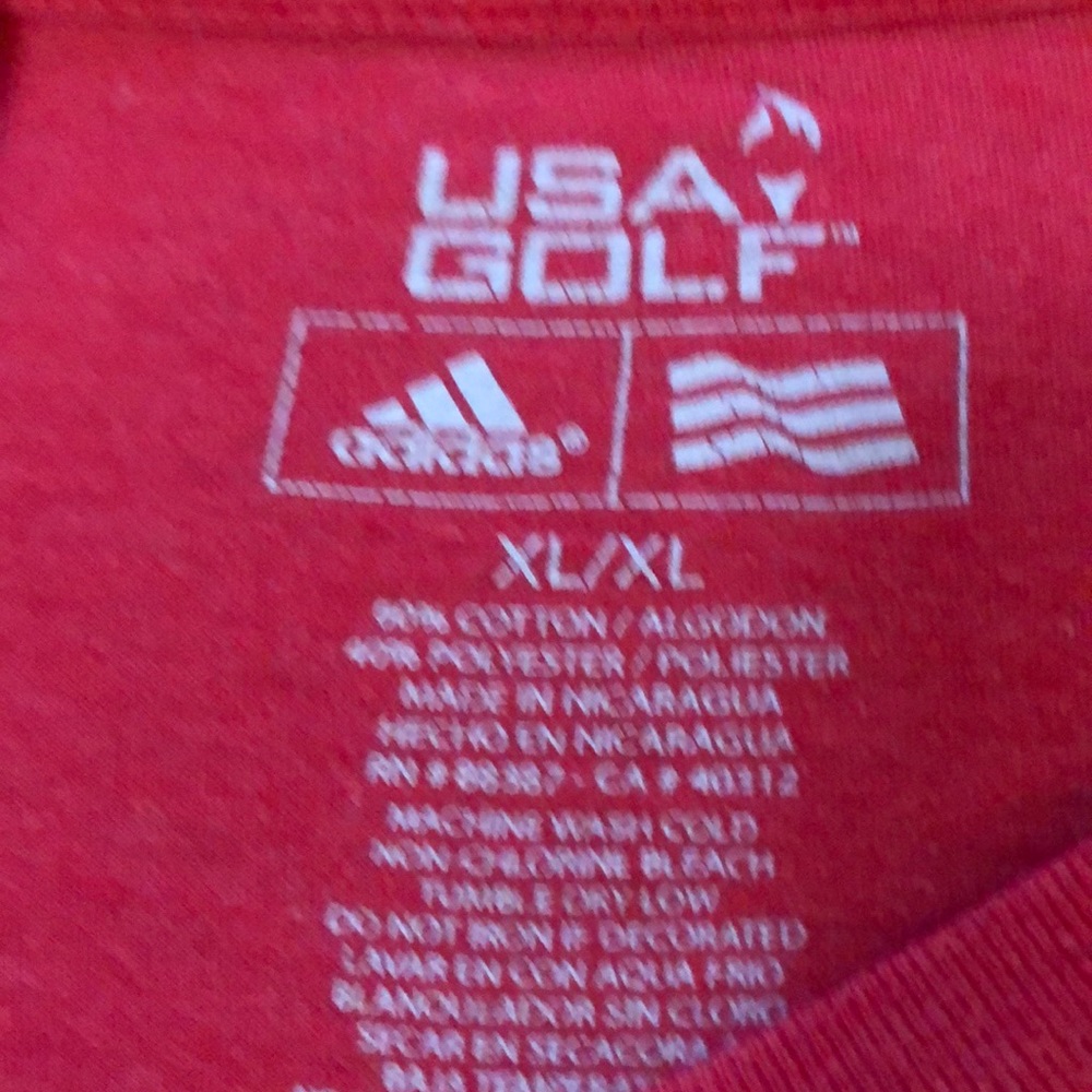 Adidas USA Golf Tee Shirt - Picture 2 of 3
